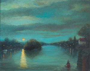 Richmond schemering, 2017 door Unbekannt Unbekannt